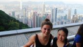 The bright lights of Hong Kong